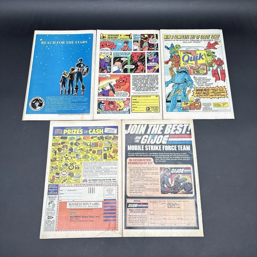 Lot of 5 Dazzler Comics Marvel 1980s Vintage Reader Copies Dazzler Solo Series